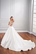 Martin Thornburg MTL22116 Aurelle Sheer Back Beaded Neck Bridal Dress