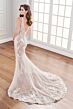 Martin Thornburg MTL402 Finley Plunging Neckline Sheer Bridal Dress