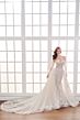 Martin Thornburg MTL403 Rosamund Detached Sleeve Low Back Bridal Gown