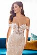 Martin Thornburg MT5102 Dani Fit-And-Flare Plunging Neck Wedding Dress
