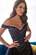 Martin Thornburg MT5107 Jaelyn Scallop Hem Fit-And-Flare Wedding Gown