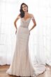 Martin Thornburg MT5107 Jaelyn Scallop Hem Fit-And-Flare Wedding Gown
