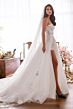 Martin Thornburg MT5114 Kaavia Sweetheart Neck High Slit Bridal Dress