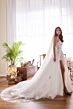 Martin Thornburg MT5114 Kaavia Sweetheart Neck High Slit Bridal Dress