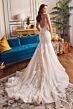 Martin Thornburg MT5117 Caprice Scoop Back Trumpet Bridal Gown