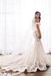 Martin Thornburg MT5119 Chailyn Off-The-Shoulder High Slit Bridal Gown