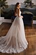 Martin Thornburg MT8102 Rafferty Square Neck Overskirt Wedding Dress