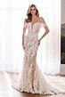 Martin Thornburg MT8103 Baxter High Slit Plunging Neck Wedding Dress