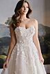Martin Thornburg MT8105 Romilly Beaded Applique Strapless Wedding Gown