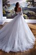 Martin Thornburg MT8108 Hadley Gauntlet Sleeve Strapless Bridal Dress