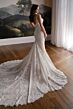 Martin Thornburg MT8113 Tabitha Petal Train Scoop Back Bridal Gown