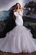 Martin Thornburg MT8116 Roma Bow Neck Strapless Bridal Gown
