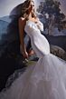 Martin Thornburg MT8116 Roma Bow Neck Strapless Bridal Gown