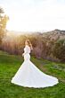 Martin Thornburg MTL22001 Masina Illusion Back Sparkly Wedding Dress