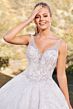 Martin Thornburg MTL22008 Clemente Basque Waist V-Neck Wedding Dress
