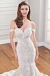 Martin Thornburg MTL12251 Primrose 3D Flowers Trumpet Bridal Gown