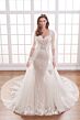 Martin Thornburg MTL12253 Effie Detached Sleeves Lace Wedding Dress