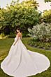 Martin Thornburg MT3205 Esti Button Back Floral Waist Wedding Gown