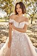 Martin Thornburg MTL9105 Teodora Off The Shoulder Sequin Wedding Dress