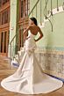 Martin Thornburg MT3224 Tyler Mikado Crisscross Midriff Wedding Gown
