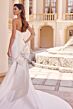 Martin Thornburg MT3224 Tyler Mikado Crisscross Midriff Wedding Gown