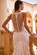Martin Thornburg MT3225 Cameron Illusion Sides And Back Wedding Gown