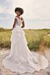 Martin Thornburg MT3226 Lane Removable Organza Overskirt Wedding Gown