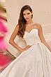 Martin Thornburg MT3231 Finn Pleated Skirt Strapless Bridal Ballgown