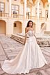 Martin Thornburg MT3236 Layne Illusion Bodice Overskirt Wedding Gown