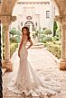 Martin Thornburg MT3238 Brett Trumpet-Style Godet Skirt Wedding Gown