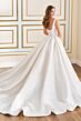 Martin Thornburg MT9106 Camellia Plunging Neck Pleated Wedding Dress