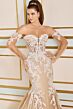 Martin Thornburg MT9108 Flora Sheer Corset Bodice Mermaid Wedding Gown