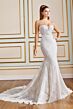 Martin Thornburg MT9113 Tulip Sweetheart Neck Overskirt Bridal Dress