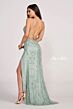 Ellie Wilde EW34046 Side Cutout Open Back Dress