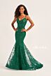 Ellie Wilde EW34030 Spaghetti Straps Sequin Lace Dress