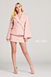 Ellie Wilde EW34204 Hanging Sleeve Notched Collar Dress