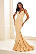 Ellie Wilde EW35002 Lace-Up Back Embellished Dress