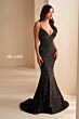 Ellie Wilde EW35002 Lace-Up Back Embellished Dress