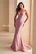 Ellie Wilde EW35002 Lace-Up Back Embellished Dress