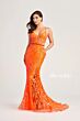 Ellie Wilde EW35007 Strappy Neckline Sequin Dress