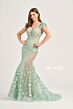 Ellie Wilde EW35009 Illusion Sides Feather Strap Dress