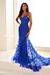 Ellie Wilde EW35010 Corset Top Glitter Lace Dress