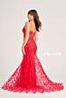 Ellie Wilde EW35010 Corset Top Glitter Lace Dress