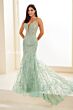 Ellie Wilde EW35010 Corset Top Glitter Lace Dress