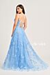 Ellie Wilde EW35012 Beaded Embroidered High Slit Dress