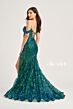 Ellie Wilde EW35014 High Slit Sequin Dress