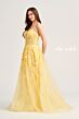 Ellie Wilde EW35016 Plunging Neck Embroidered Dress