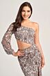 Ellie Wilde EW35020 One Sleeve Cutout Dress