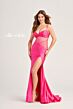 Ellie Wilde EW35026 Sheer Corset Lace-Up Dress