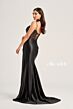 Ellie Wilde EW35028 Lace Corset Slit Skirt Dress